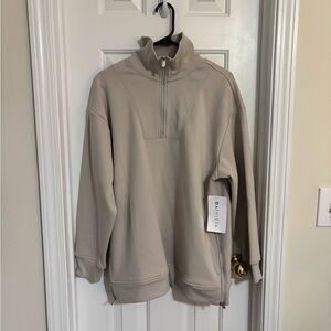 Athleta Cozy Karma 1/2 Half Zip Sweatshirt